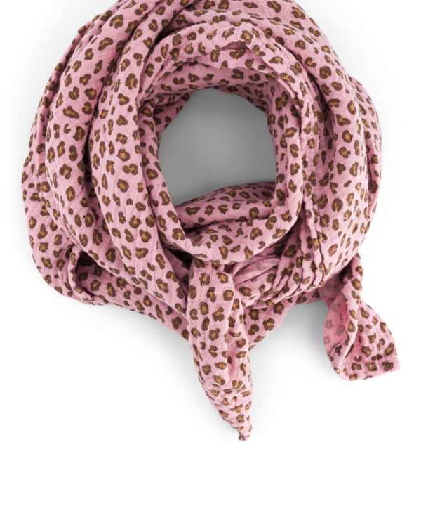 Vystyklas 110x110 "BIANCA MINI LEOPARD CANDY PINK"