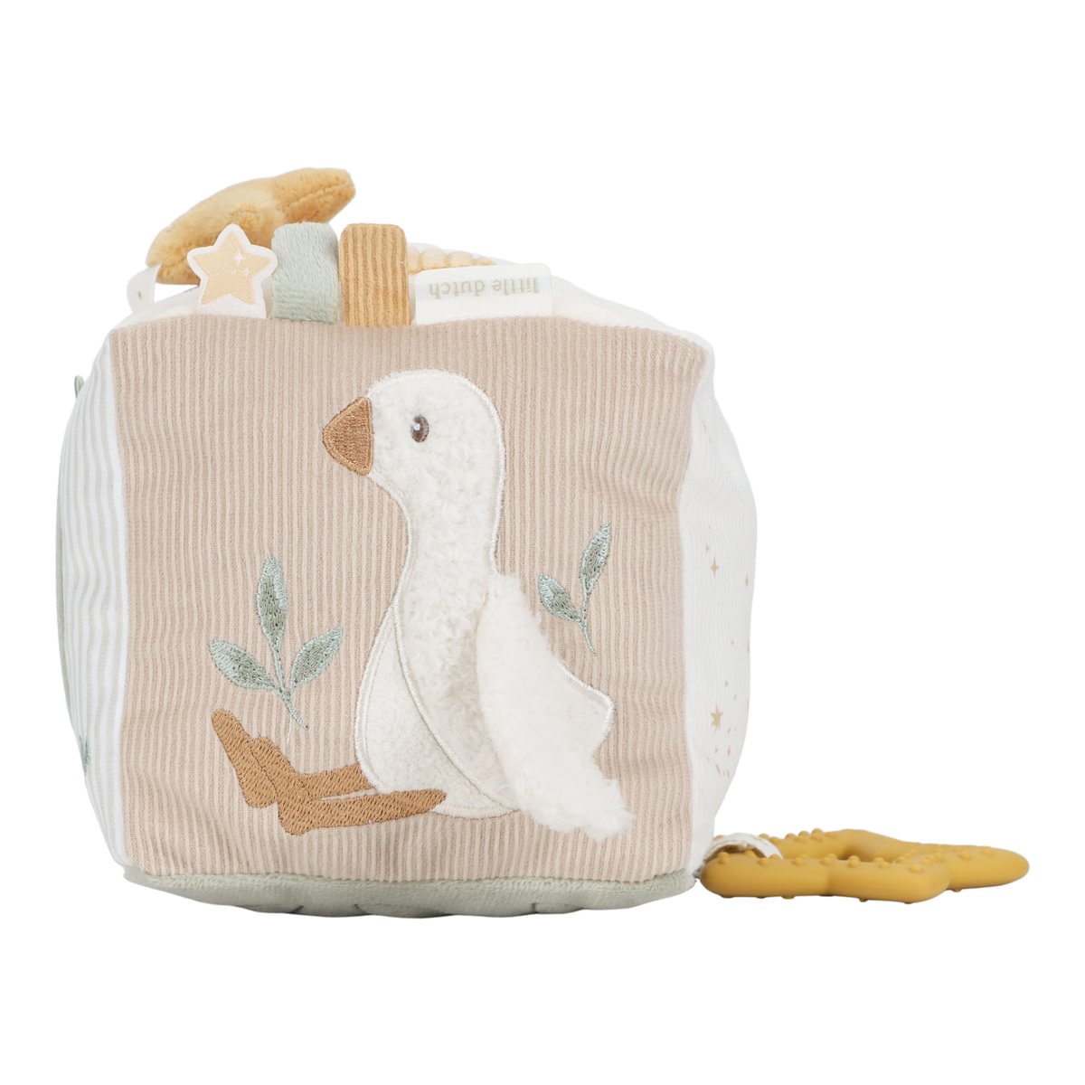 Little Dutch minkštas veiklos kubas "Naturals" - Image 6