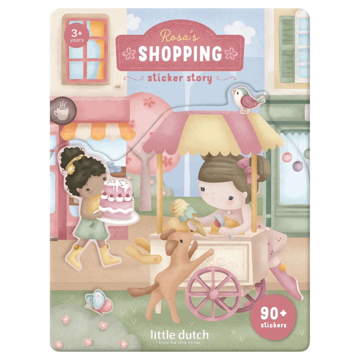 Little Dutch lipdukų knygutė "Rosa & Friends"