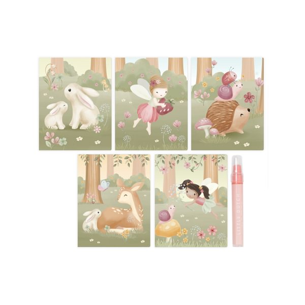 Little Dutch vandeniu spalvinama knygelė "Rosa & Fairy Garden" - Image 5